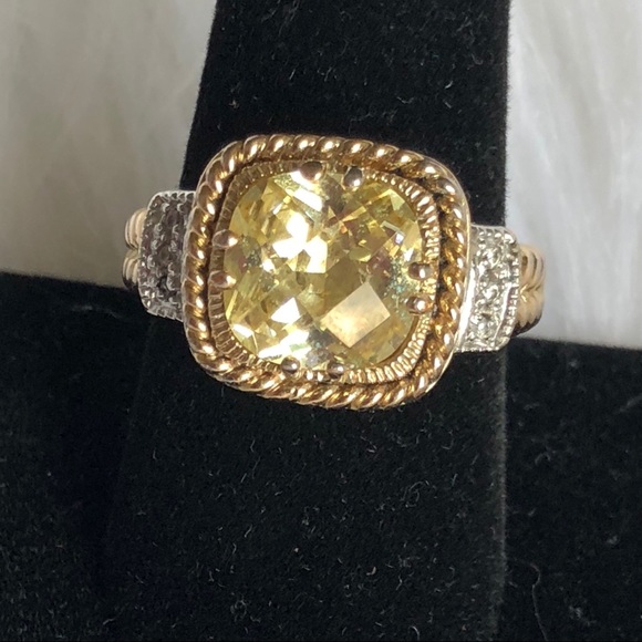 Lia Sophia Jewelry - Lia Sophia Yellow CZ Ring
